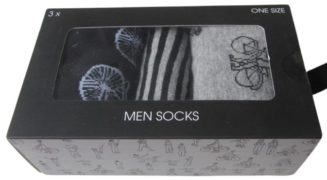Set van 3 paar Fiets sokken