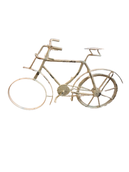 Stalen deco fiets