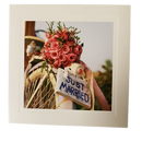 Just married kaart met envelope