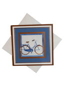 Kaart met fiets