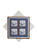 Kaart met fiets