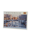 Diverse ansichtkaarten met fietsen Amsterdam