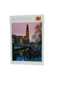 Diverse ansichtkaarten met fietsen Amsterdam