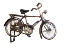 Stalen deco  opa fiets