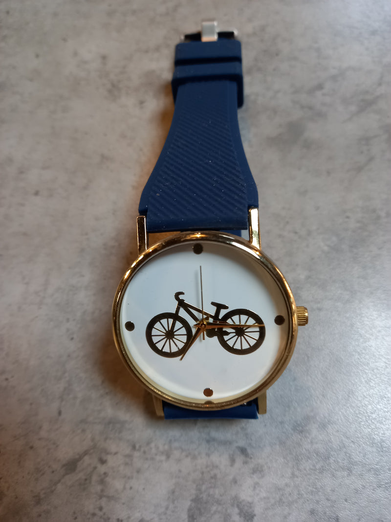 Horloge Silicone band fiets