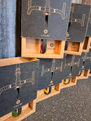 Cycled leren armband