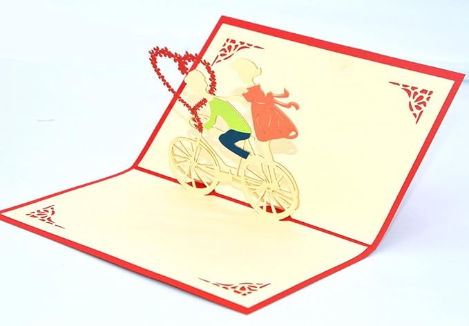 3d pop-up kaart met envelop Love