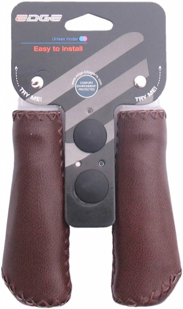 De Edge Leather Grip is een ergonomisch gevormde handvatset vervaardigd uit imitatie leder