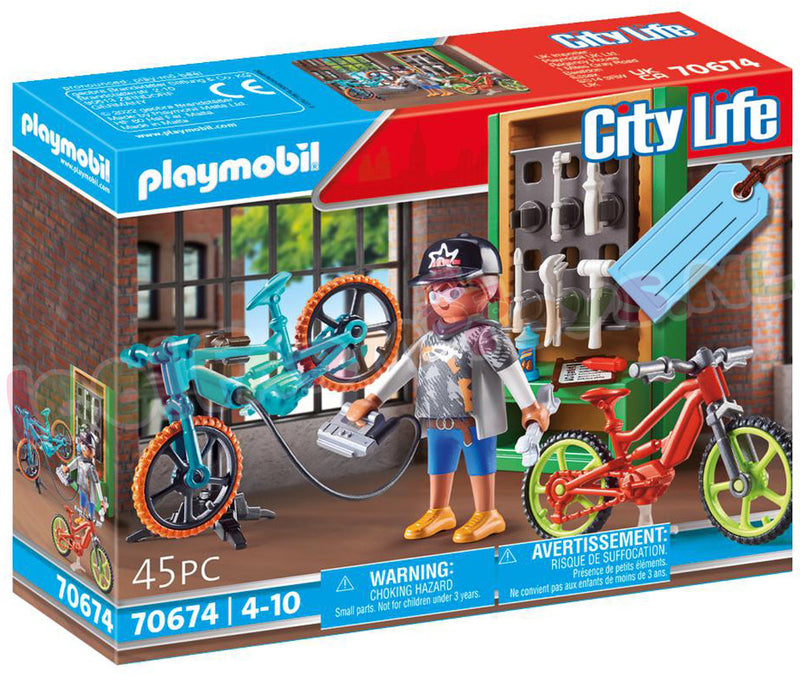 Playmobil 70674 Gift Set E-Bike Werkplaats