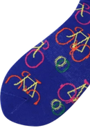 Fiets sokken blauw