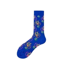 Fiets sokken blauw