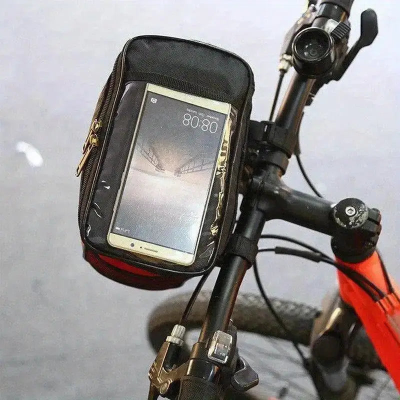 Stuurtas met touchscreen telefoonvak