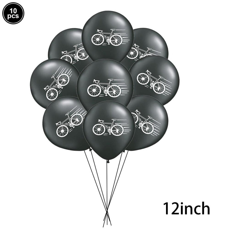 35 cm Ballonen met fiets afbeelding
