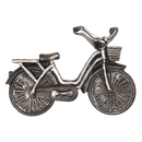 Magneet fiets zilver