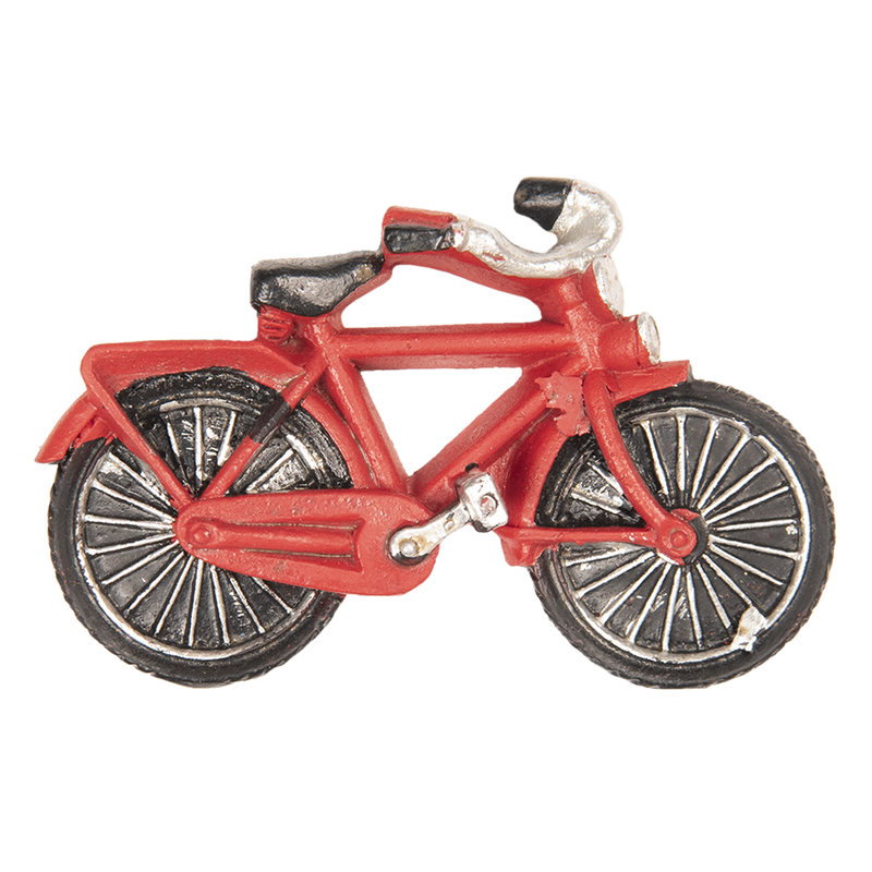 Magneet fiets rood