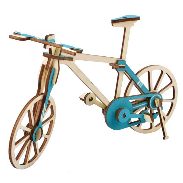 Houten fiets puzzel