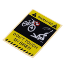Don't touch my bike sticker
