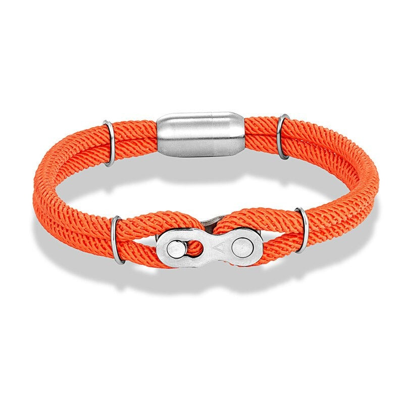 Armband Fietsschakel met magneet sluiting