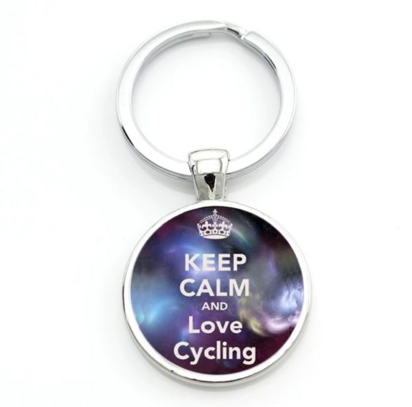 Fiets Sleutelhanger Keep Calm