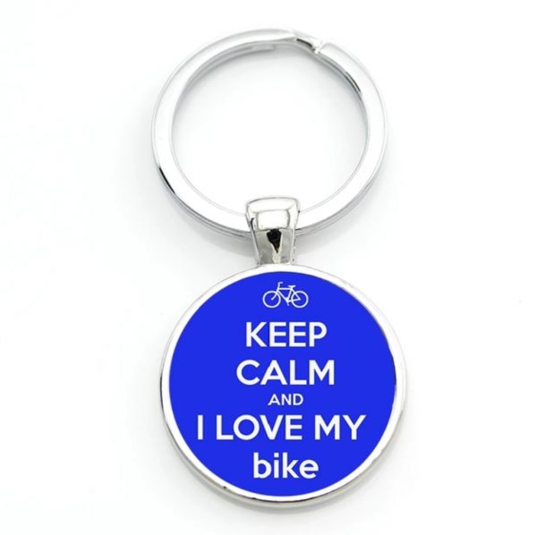 Fiets Sleutelhanger Keep Calm