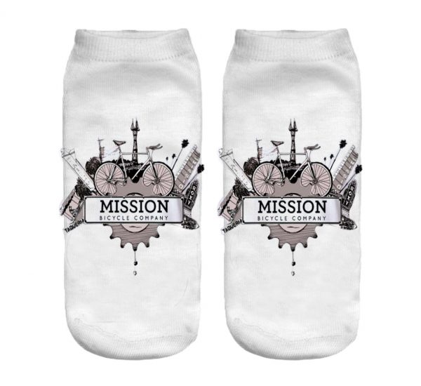 Fiets sokken kort Mission