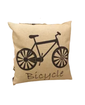 Kussenhoes fiets 45x45 cm