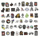 50 Stickers met fiets afbeeldingen