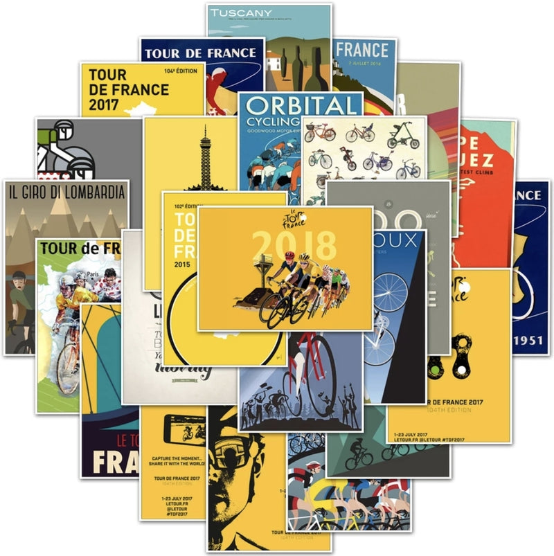 Tour de France sticker set