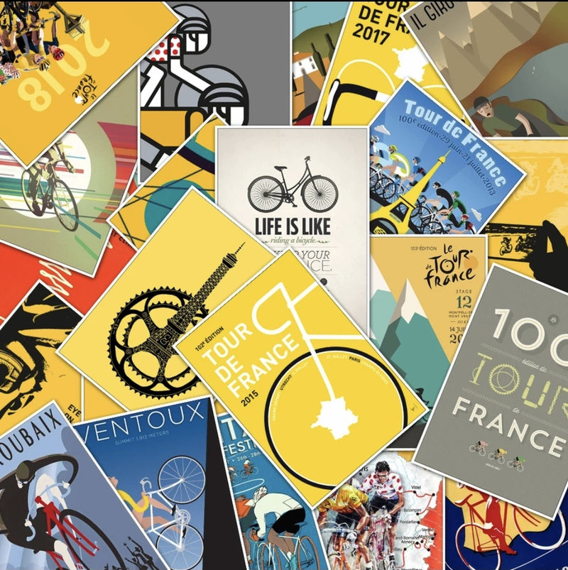 Tour de France sticker set
