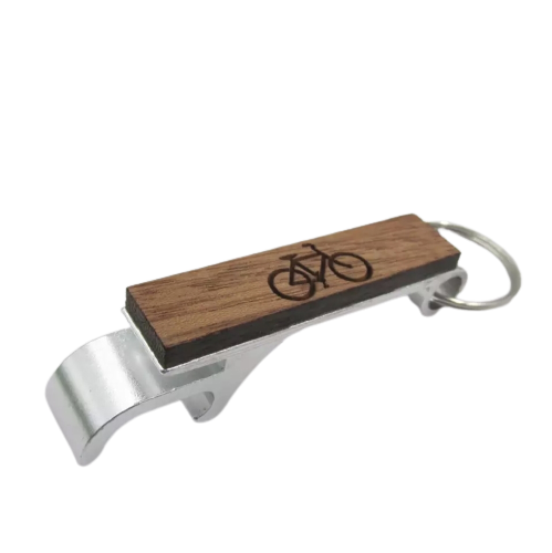 Fiets Sleutelhanger Hout