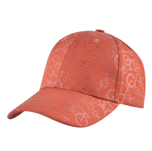 Baseball cap fiets print