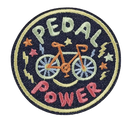 Strijk / naai  embleem fiets