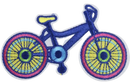Strijk / naai  embleem fiets