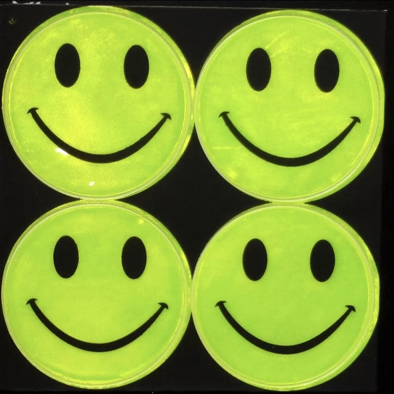 Reflectie sticker vel smiley