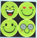 Reflectie sticker vel smiley