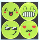 Reflectie sticker vel smiley