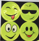 Reflectie sticker vel smiley