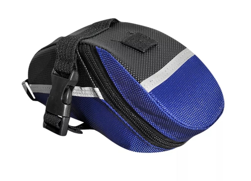 Zadeltas blauw