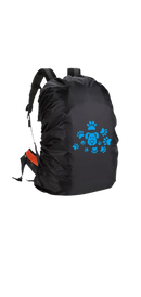 Regenhoes rugzak met print 45 liter
