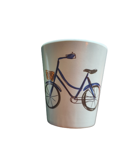 Drinkbeker met fiets