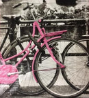 Canvas foto fiets 25 x 25 cm