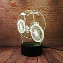 3d Tafellamp led 7 met kleuren