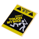 Don't touch my bike sticker