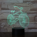 3d Tafellamp led 7 met kleuren cruiser