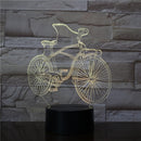 3d Tafellamp led 7 met kleuren cruiser