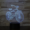 3d Tafellamp led 7 met kleuren cruiser