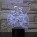 3d Tafellamp led 7 met kleuren cruiser