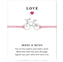 Fiets armband make a wish