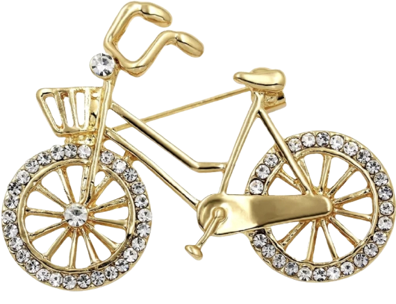 Fiets broche speld