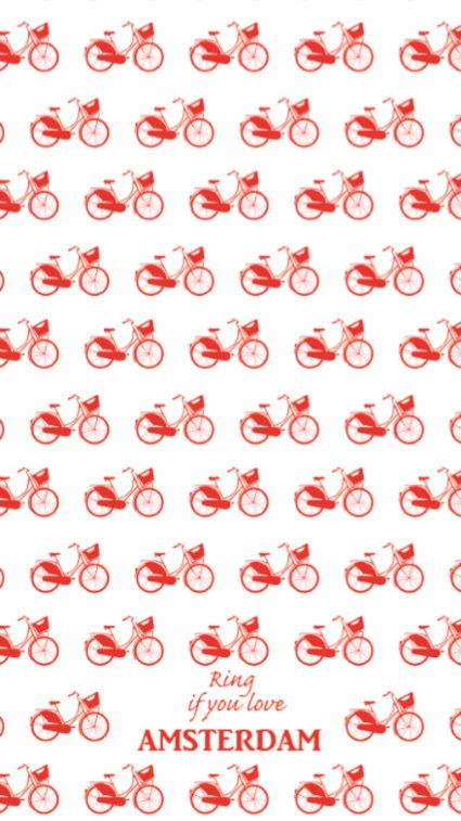 Theedoek met rode fietsen